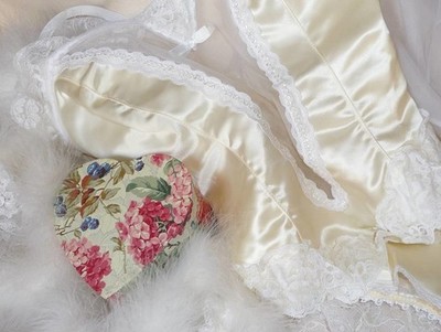 絲綢和蕾絲內(nèi)衣