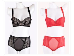 七折促銷！強(qiáng)力提托全蕾絲上薄下厚定型模杯文胸套裝